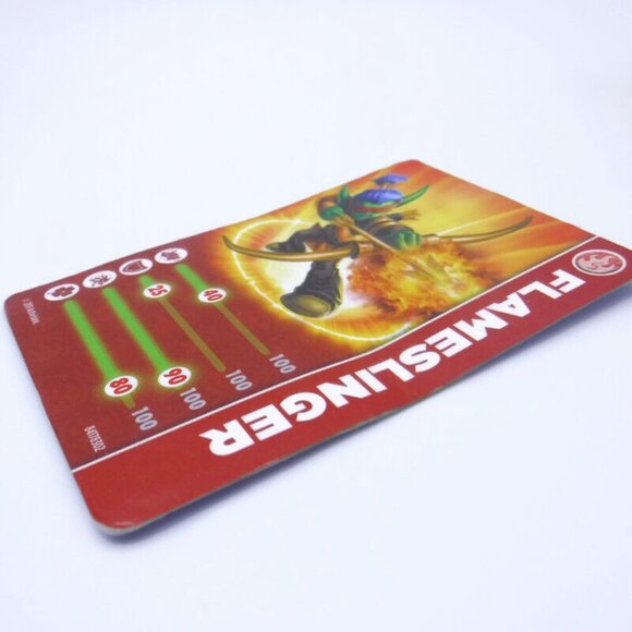 Skylanders Spyro's Adventure Double Trouble Flameslinger Gill Grunt Figures Card - Picture 8 of 9